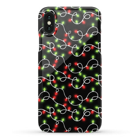 Christmas Lights Pattern Phone Case